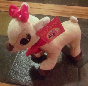 CLARICE REINDEER PLUSH~NEW~9 Inch~50TH ANNIVERSARY RUDOLPH the RED NOSED | eBay