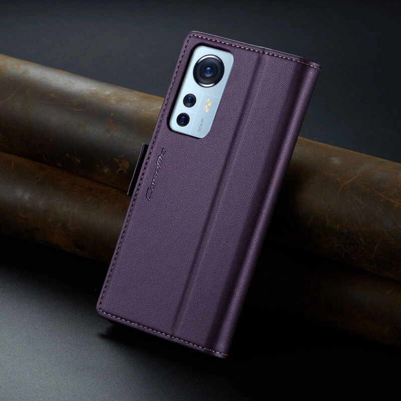 Leather Wallet Case for Xiaomi Mi 12/12T/11T/10T Pro/11 Lite Card Flip Cover - Image 4 of 4