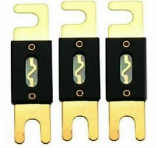 IMC Audio ANL Fuse 250 Amp For Car Vehicle Marine Audio Video Gold 3 Pack
