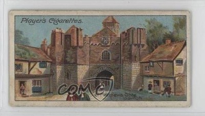 1909 Player's Celebrated Gateways Tobacco St Matthew's Gate Ipswich #36 0l4h