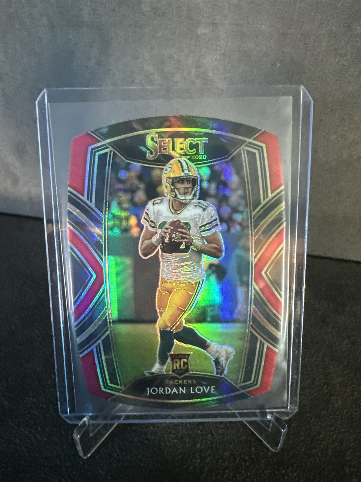 2020 Panini Select - Club Level White Prizm Die-Cut #247 Jordan Love (RC)