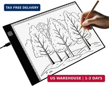 A4 LED Light Box Copy Board for Tracing Drawing, Ultra Thin Adjustable USB L