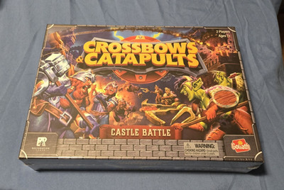 Rare Crossbows & Catapults: Castle Battle Strategy Game for 2 Players Goliath