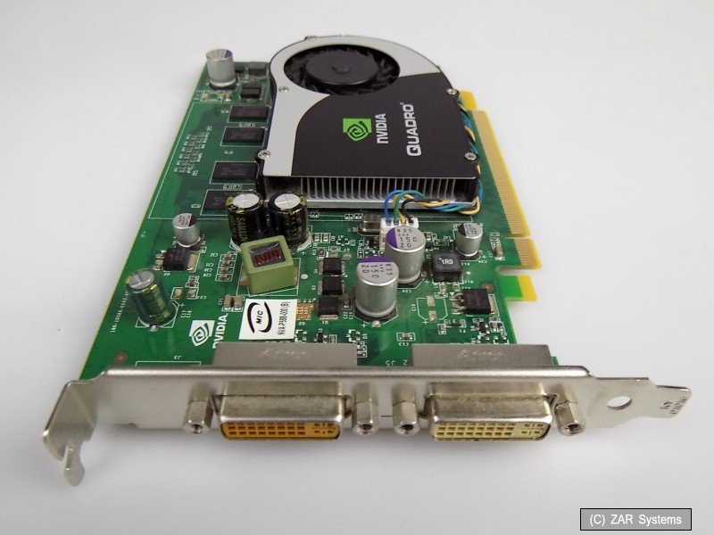 nVidia Quadro FX570 0-WX397 256MB DDR2 Grafikkarte PCIe-16x Dual-DVI, BULK
