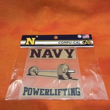 NAVY Naval Academy Midshipman POWERLIFTING DECAL Sticker