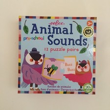 NEW Animal Sounds Puzzle Pairs Colorful Educational Toy Ages 3+ Best Toy Award