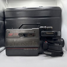Panasonic AF X8 CCD Omnimovie VHS HQ Camcorder Camera PV-420D W/Case READ DESC