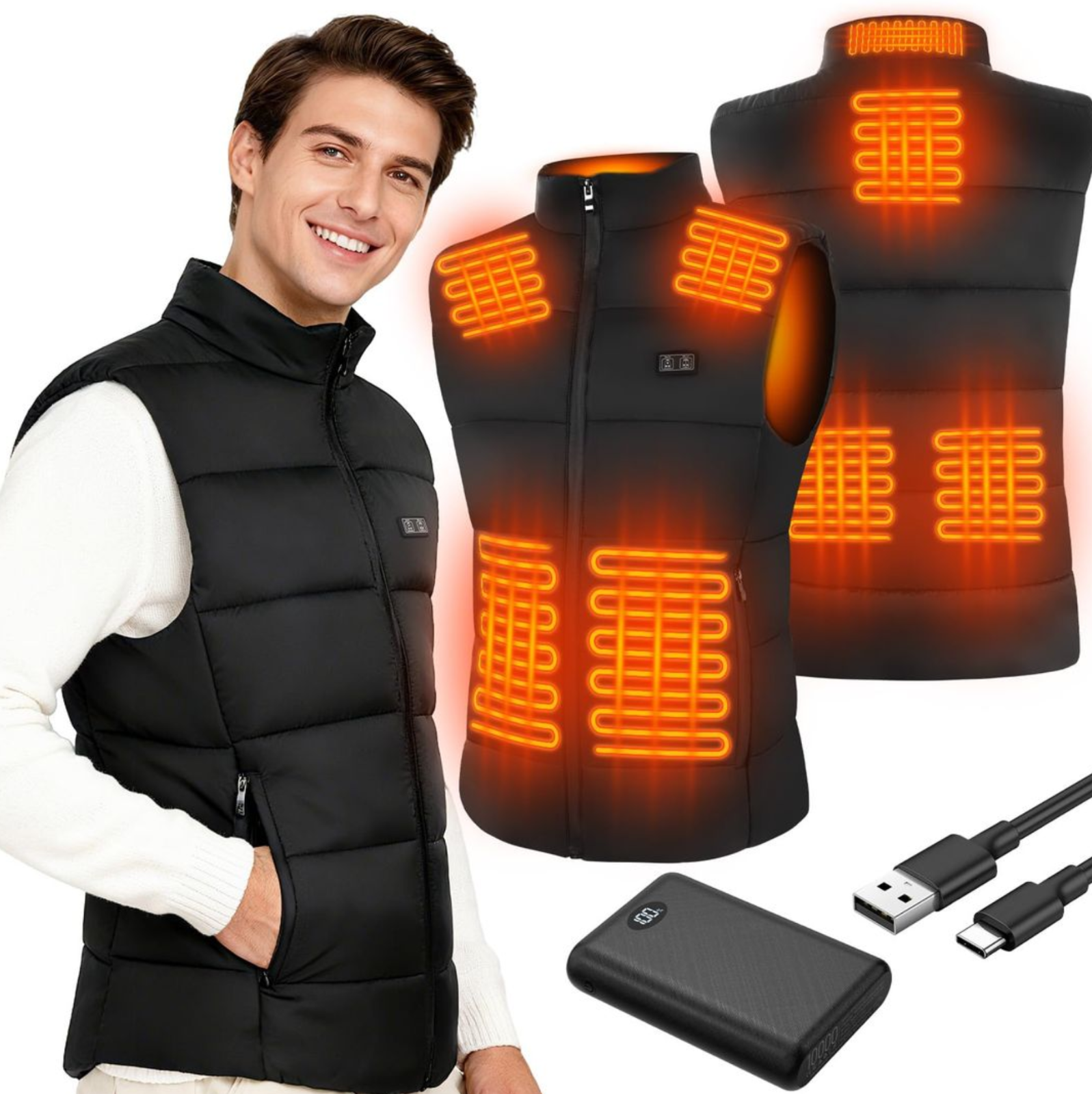 Men's Heated Vest Multi-Zone XL