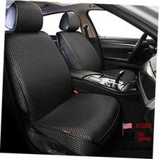 2PCS Luxury Breathable Car Seat Cover,Front Car Seat Front Seat Black