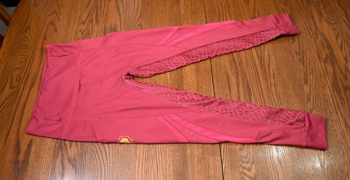 Sync, Dahlia full seat silicone tights breeches, pink raspberry, Small