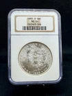 1885-O 90% Silver Morgan Dollar NGC MS64 Brown Label!