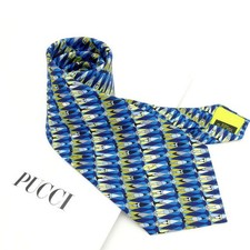 Emilio Pucci tie Blue x green Women Authentic secondhand
