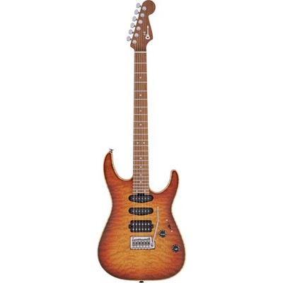 Charvel USA Select DK24 HSS 2PT CM QM Autumn Glow - Custom E-Gitarre
