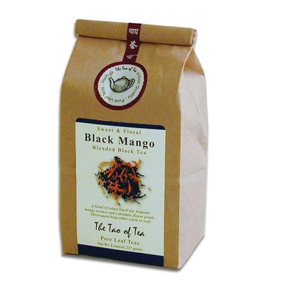 Black Mango Loose Leaf Blended Black Tea Beverage, 8 Ounce 1 PCS Bag Package