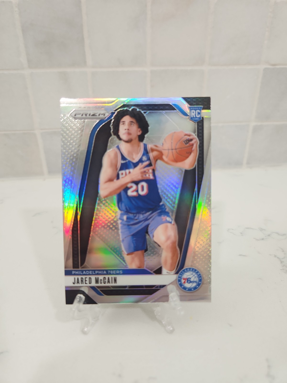 2024-25 Panini Prizm - Jared McCain #222 Silver Prizm (RC)