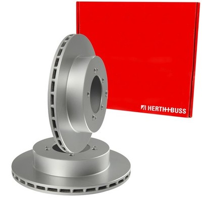 2X HERTH+BUSS BREMSSCHEIBEN 284mm INNENBELÜFTET HINTEN PASSEND FÜR MITSUBISHI