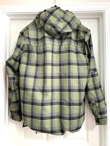 New 686 InfiDry Men’s XL Green/Black Plaid Workman Ski - Picture 2 of 19