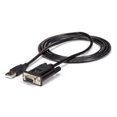StarTech 3.3' 1 Port USB to Null Modem RS232 DB9 Serial DCE Adapter Cable with F