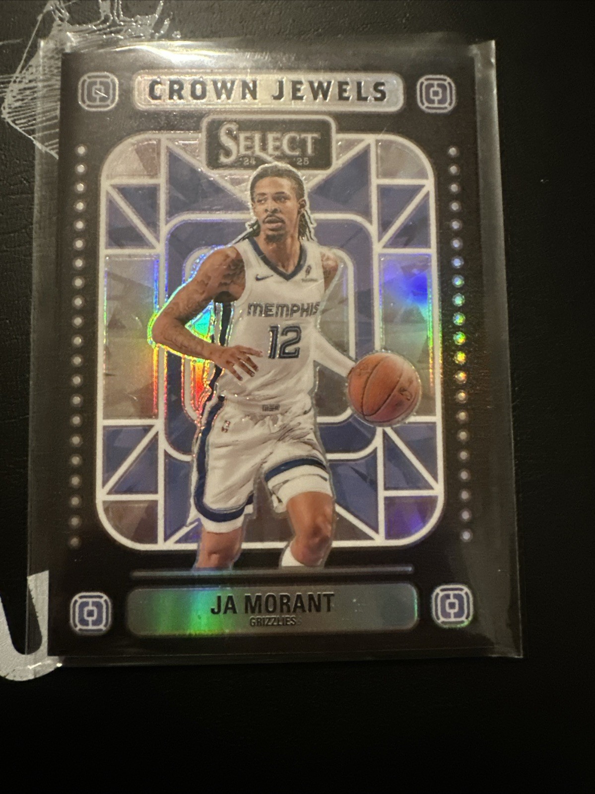 2024-25 Panini Select CASE HIT SSP Ja Morant Crown Jewels Silver Prizm #3