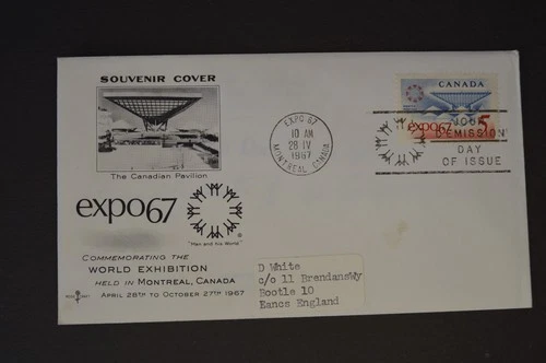 Canada, 1967 FDC,  Expo '67  --  World Exposition, Montreal (Scott #469)