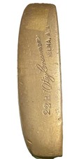 Otey Crisman 22H Brass Napa Blade Putter Selma ALA RH Hickory 35" Rare Club