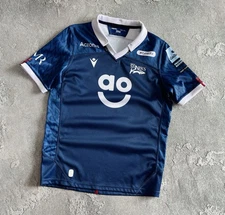 Macron SALE SHARKS 2022/2023 Rugby Jersey Men’s Shirt Size S