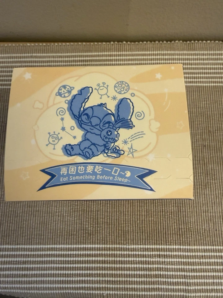 Caja ciega de felpa 100 % auténtica serie Stitch Eat Something Before Sleep 2025 Foto 4 de 4