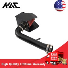Cold Air Intake Kit Red Filter W Heat Shield For 2018-2020 Jeep Wrangler