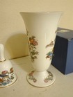 2 Wedgwood Bone China Kutani Crane vase R4508 bell box — photo 5
