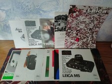 Vintage Lot of 13 Leitz Leica Manuals And Ephemera