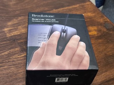 Brookstone Scanner Maus USB (scannt Dokumente, Fotos, Belege)