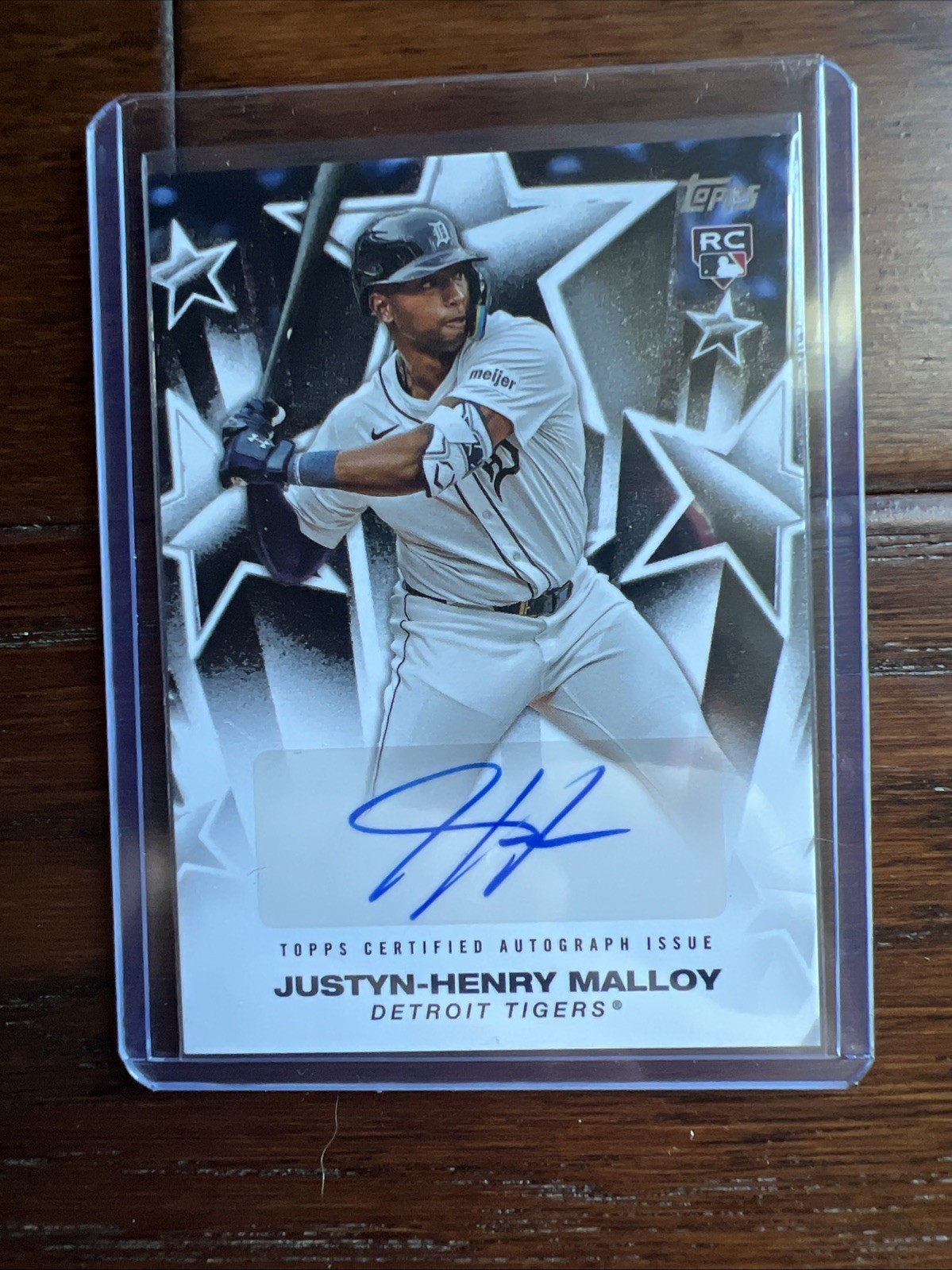 2025 Topps Series 1 Baseball Stars Autographs Justyn-Henry Malloy #BSA-JHM