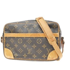 Borsa a tracolla Louis Vuitton Trocadero 24 monogramma pelle marrone M51276 86MA796
