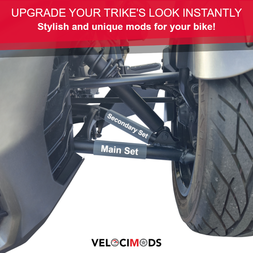 ARM COVERS for BRP Can-Am Spyder F3 F3L F3S & F3T | Custom Color Accessories - Picture 3 of 3