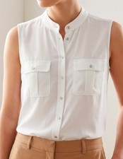 Banana Republic white top for women perfect condition size 6