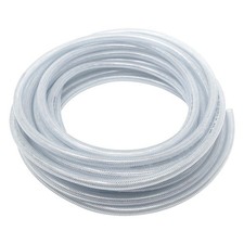 Gloxco Clear Braided PVC Tubing, Food Grade, Heavy Duty Reinforced Hose, 5/16...