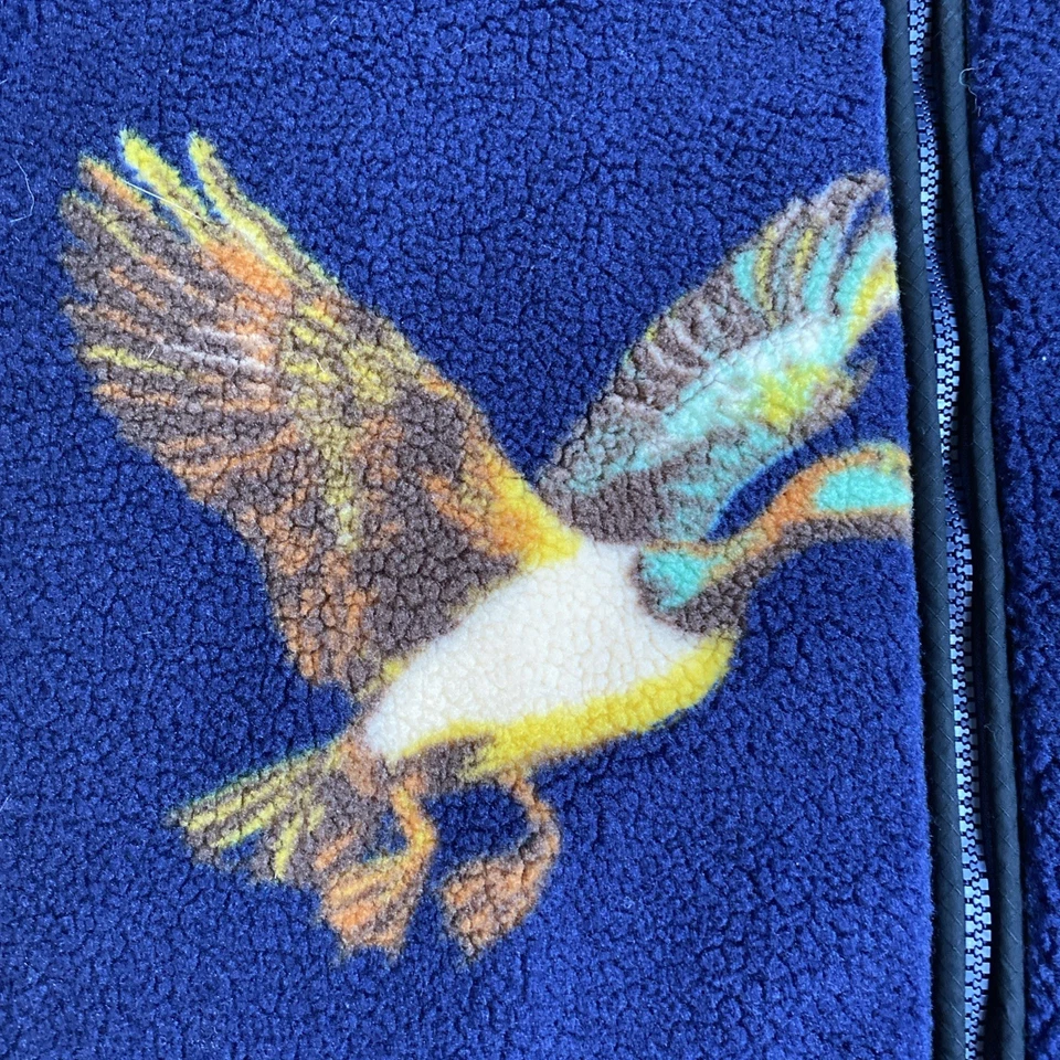 Colete de lã unissex Woolrich X Target estampa de pato GRANDE RARO NOVO COM ETIQUETAS masculino/feminino - Imagem 2 de 4