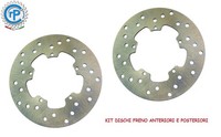 Satz Bremsscheiben Vorne UND Hinten Piaggio Super Hexagon GTX 125 2000