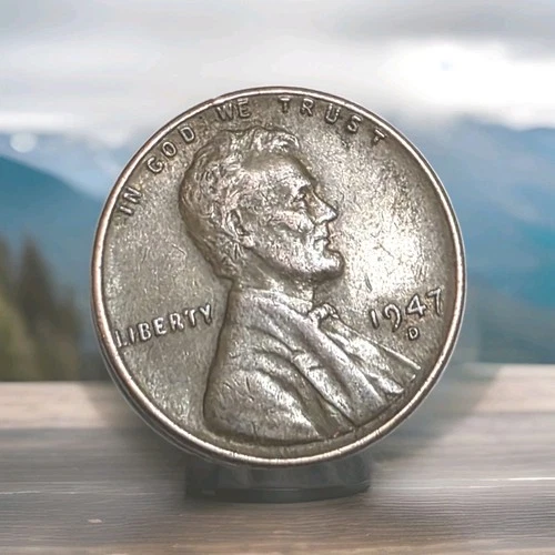 * 1947 D Lincoln Wheat Cent/ Penny ☆ FREE SHIPPING