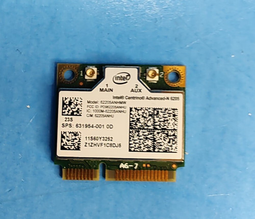 Dell Latitude E6420 Laptop Intel Centrino Advanced N 6205 Wifi Wireless Adapter