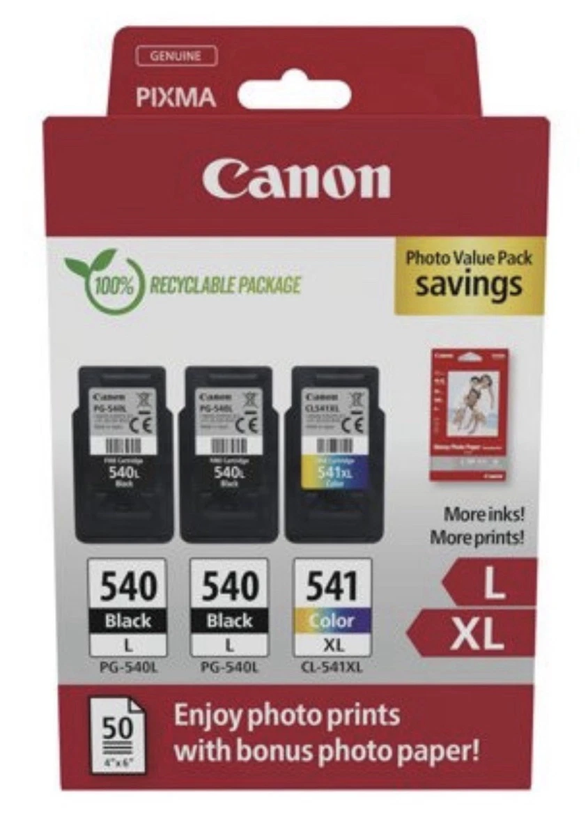 Preços baixos em Canon CL-541XL Cartuchos de Tinta para Impressora