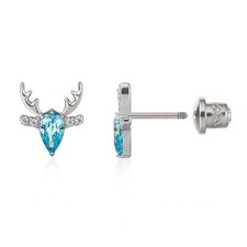 Hypoallergenic G23 Implant Grade Titanium Screw Back Earrings Tragus 20G He - 14