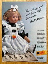 Margarete Steiff Puppe Knopf im Ohr 1988 Vintage Ad Werbung Reklame