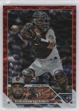 2023 Topps Series 2 Red Foil /199 Robinson Chirinos #620 09br