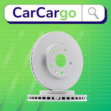 Front Brake Discs x2 FOR Chevrolet Malibu 3.0 2013- Vented 296mm RIDEX OE