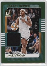 2025 Panini Donruss WNBA Jersey Series Green /30 Jackie Young #64 v3r