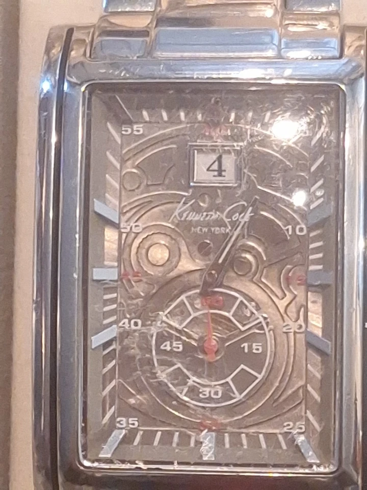 Kenneth Cole New York мужской бак из нержавеющей стали с секундным циферблатом. Fair Con - Изображение 4 из 4