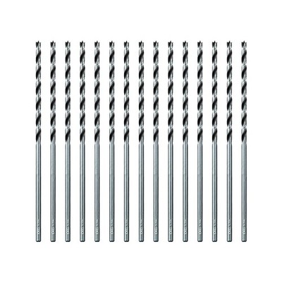 20 PCS 5/32 Inch Brad Point Carbon Steel Wood Drill Bit Set Extra Long 11 Inch
