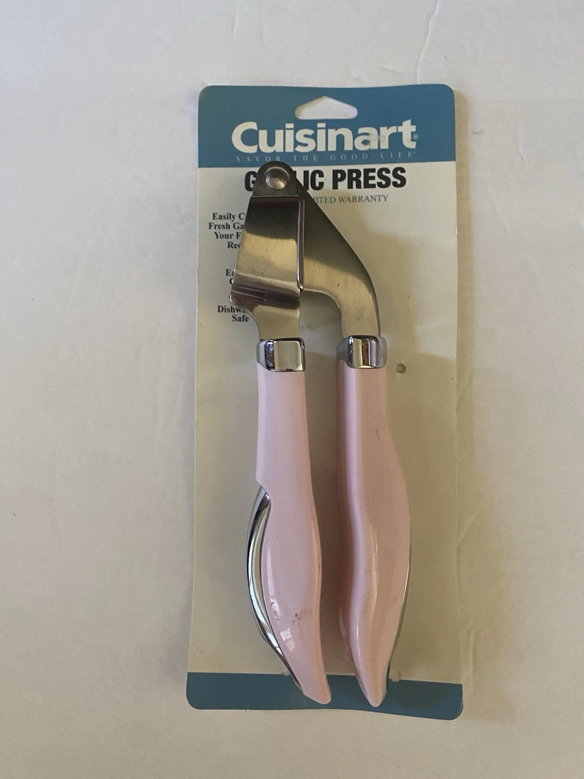 Pink Cuisinart Garlic Press New Rare
Opens in a new window or tab