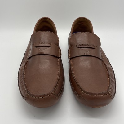 Clarks Markman Way Loafer in Dark Tan Leather (63881) Men display picture 2